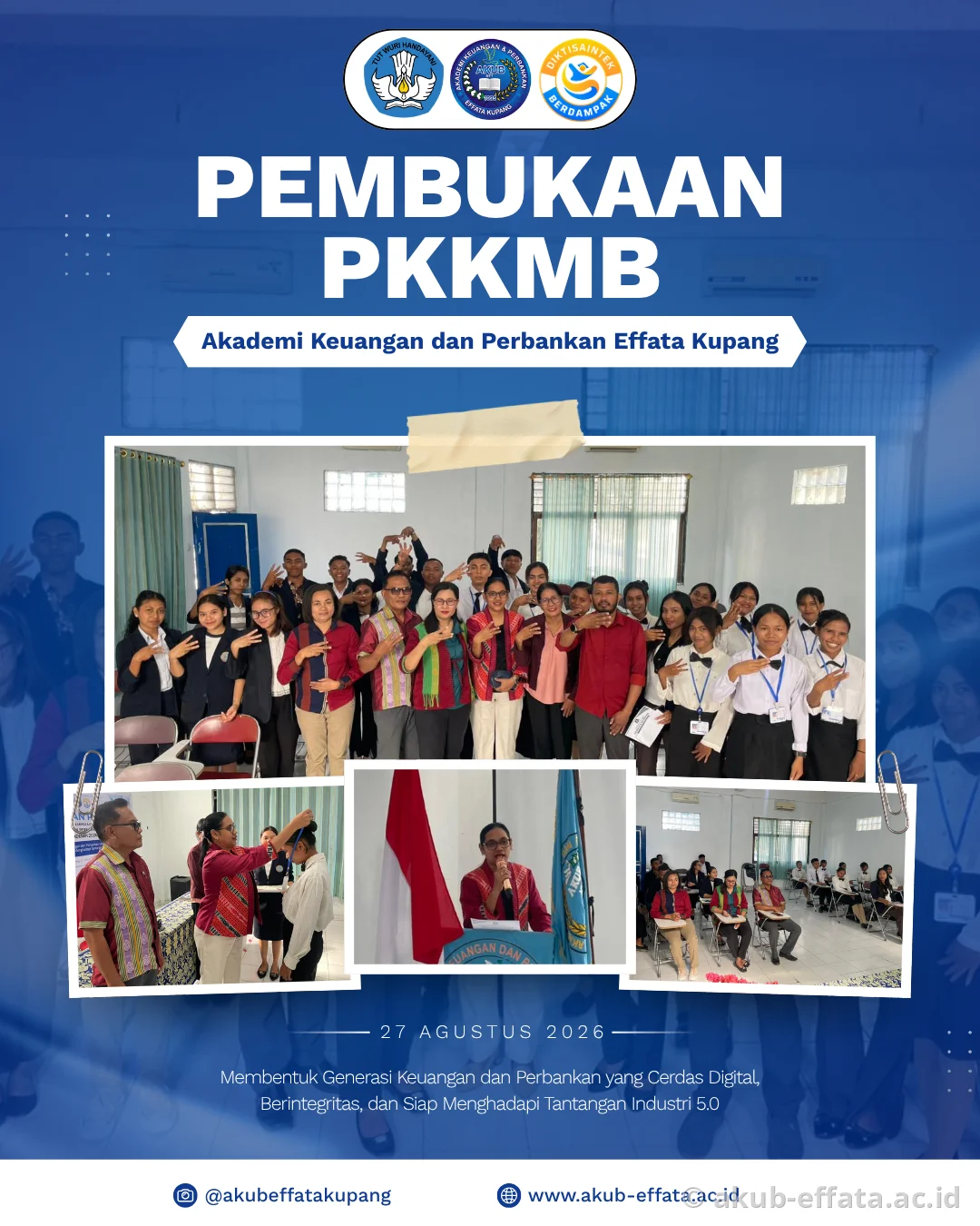 AKUB Effata Kupang Resmi Membuka PKKMB 2026